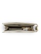 Guess Clutch Bag 4G Stripe Metal Logo Brown
