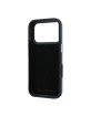Karl Lagerfeld iPhone 18 Pro / 17 Pro Hülle Case Saffiano K & CH Heads Grau