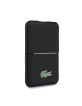 Lacoste Petit Pique MagSafe Magnet Portemonnaie mit Ständer Schwarz