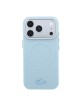 Lacoste iPhone 18 Pro / 17 Pro Hülle Case Metal Frame Petit Pique MagSafe Blau