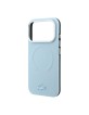 Lacoste iPhone 18 Pro / 17 Pro Hülle Case Metal Frame Petit Pique MagSafe Blau