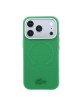 Lacoste iPhone 18 Pro / 17 Pro Hülle Case Metal Frame Petit Pique MagSafe Grün