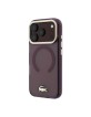Lacoste iPhone 18 Pro / 17 Pro Case Frosted Finish MagSafe Burgundy