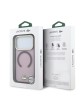 Lacoste iPhone 18 Pro Max / 17 Pro Max Case with Frosted Finish MagSafe Burgundy