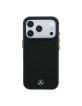 Mercedes iPhone 18 Pro Max / 17 Pro Max Case Wood Semi Wrap MagSafe Black