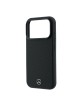 Mercedes iPhone 18 Pro Max / 17 Pro Max Case Wood Semi Wrap MagSafe Black