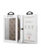 Guess iPhone 11 Tasche Book Case Cover 4G Braun