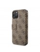 Guess iPhone 11 Book Case Cover 4G Brown