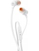 JBL Pure Bass T110 In-Ear Headset Microphone 3.5mm Silicone White