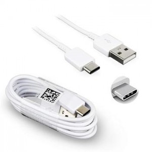 Original Samsung Kabel USB / USB-C 3A 1.2m EP-DN930CWE Weiß