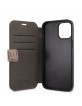 Guess iPhone 12 / 12 Pro Case Cover 4G Book Case Brown