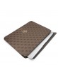 Guess Computer Sleeve 13 4G Metal Logo Braun
