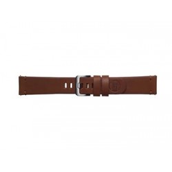 Original Samsung Watch Strap 46 mm Genuine Leather Brown GP-R805BREECAB