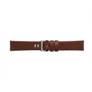 Original Samsung Watch Strap 46 mm Genuine Leather Brown GP-R805BREECAB
