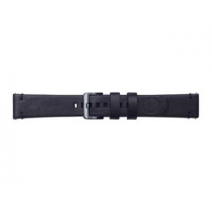 Original Samsung Watch Strap 42 mm Genuine Leather Black GP-R815BREEAAA