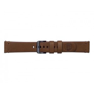Original Samsung Watch Strap 42 mm Genuine Leather Brown GP-R815BREEAAB