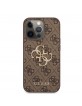 Guess iPhone 13 Pro Hülle Case Cover Big 4G Metal Logo Braun