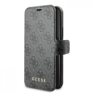 Guess iPhone 11 Phone Book Case 4G Gray