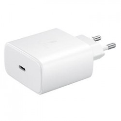 Original Samsung power supply 45W USB-C white EP-TA845XWE