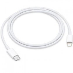 Original Apple iPhone USB-C / Lightning data charging cable 1m white MX0K2ZM/A