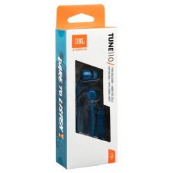 JBL Pure Bass T110 In-Ear Headset Mikrophon 3,5mm Silikon Blau