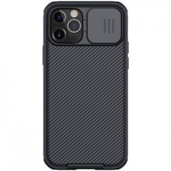 Nillkin iPhone 12 / 12 Pro Hülle Case CamShield Kameraschutz Schwarz