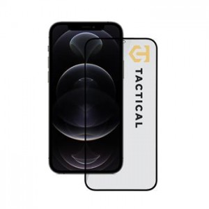 Tactical Schutz Glas I iPhone 12 Pro Max I Shield 5D Rand Schwarz