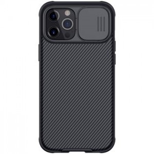 Nillkin iPhone 12 Pro Max Hülle Case CamShield Kameraschutz Schwarz