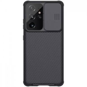 Nillkin Samsung S21 Ultra Hülle Case CamShield Kameraschutz Schwarz