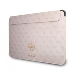Guess Computer Sleeve 13 4G Metal Logo Rosa