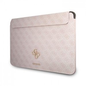Guess Computer Sleeve 13 4G Metal Logo Rosa