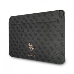 Guess Computer Sleeve 13 4G Metal Logo Grau
