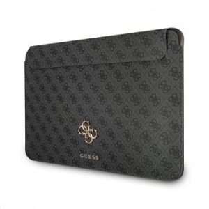 Guess Computer Sleeve 13 4G Metal Logo Grau