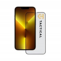 Tactical Schutz Glas I iPhone 13 Pro Max / 14 Plus I Shield 5D Rand Schwarz