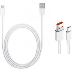 Original Xiaomi 5A USB / USB-C Lade / Datenkabel 1m Weiß