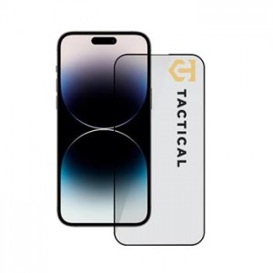 Tactical Schutz Glas I iPhone 14 Pro Max I Shield 5D Rand Schwarz
