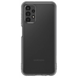 Original Samsung A13 5G Soft Clear Hülle Case Schwarz EF-QA135TBE