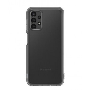 Original Samsung A13 5G Soft Clear Hülle Case Schwarz EF-QA136TBE