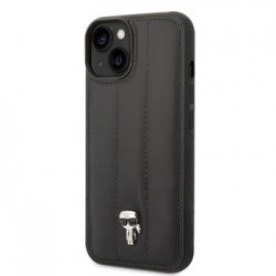 Karl Lagerfeld iPhone 14 Plus / 15 Plus Hülle Case Ikonik Puffy Schwarz