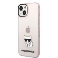 Karl Lagerfeld iPhone 14 Plus / 15 Plus Choupette Hülle Case Rosa