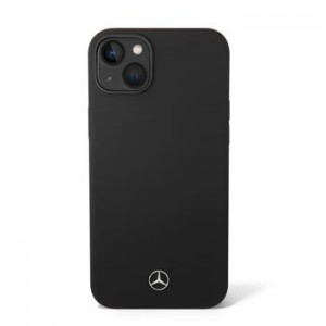 Mercedes iPhone 14 Plus / 15 Plus Case Cover Silicone Black
