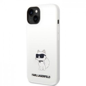 Karl Lagerfeld iPhone 14 Plus / 15 Plus Case Silicone Choupette White