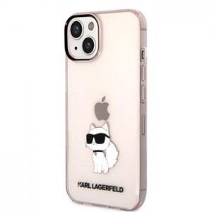 Karl Lagerfeld iPhone 14 Plus / 15 Plus Hülle Case Choupette Rosa