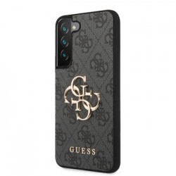 Guess Samsung S23 Hülle Case Cover Big 4G Metal Logo Schwarz