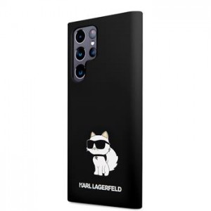 Karl Lagerfeld Samsung S23 Ultra Case Choupette Silicone Black