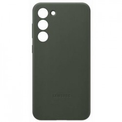 Original Samsung Case Galaxy S23+ Genuine Leather Green EF-VS916LGE