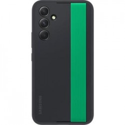 Original Samsung A54 Slim Strap Hülle Case Schwarz EF-XA546CBE