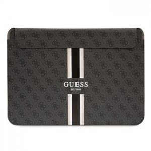 Guess Hülle Sleeve Notebook / Tablet 14" 4G Printed Stripes Schwarz