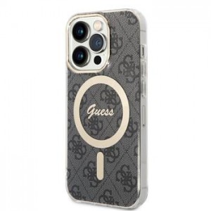 Guess iPhone 14 Pro Case MagSafe IML 4G Black