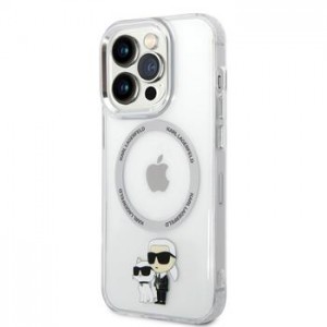 Karl Lagerfeld iPhone 13 Pro MagSafe Case Karl Choupette Clear